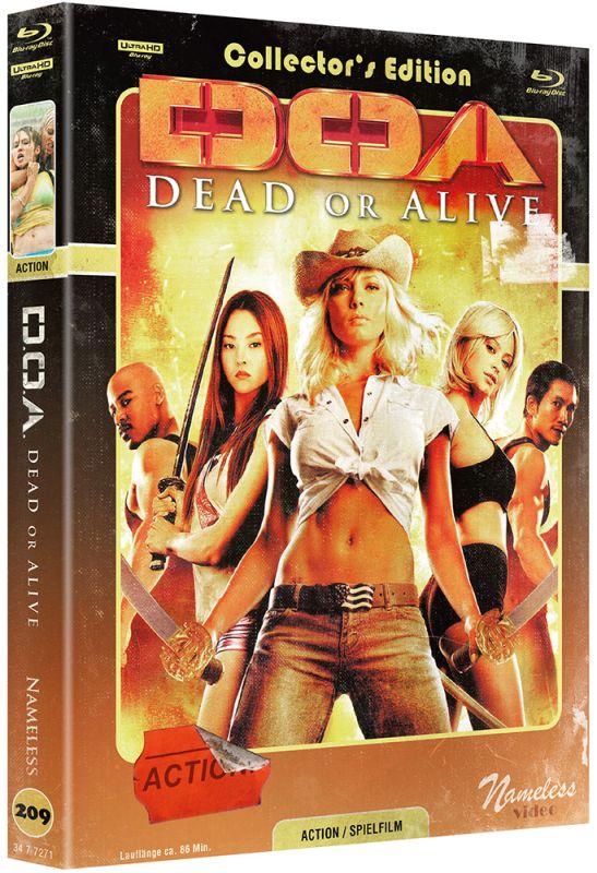 DOA: Dead or Alive (4K UHD, LE Mediabook, Region Free/B) Cover C - New 4K UHD