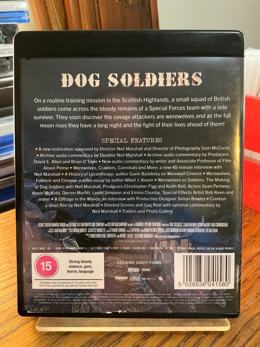 Dog Soldiers (4K UHD, Standard Edition, Region Free) USED