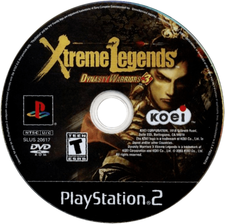 Dynasty Warriors 3 Xtreme Legends Playstation 2 LOOSE - Video Games - Playstation 2