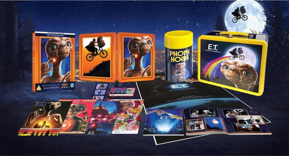 E.T. (UK 4K UHD,40th Anniversary Ultimate Limited 'Time Capsule' Edition Steelbook, Region Free/B)
