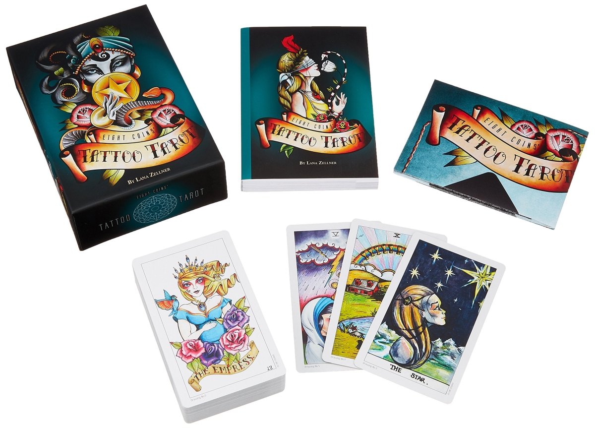 Eight Coins' Tattoo Tarot - Cards/Board Games