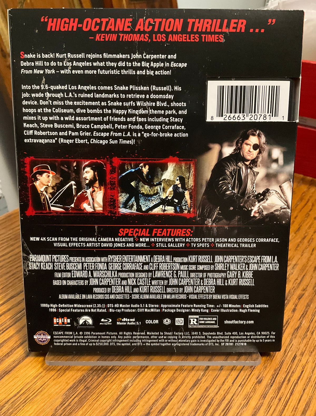 Escape From L.A. w/SLIP USED
