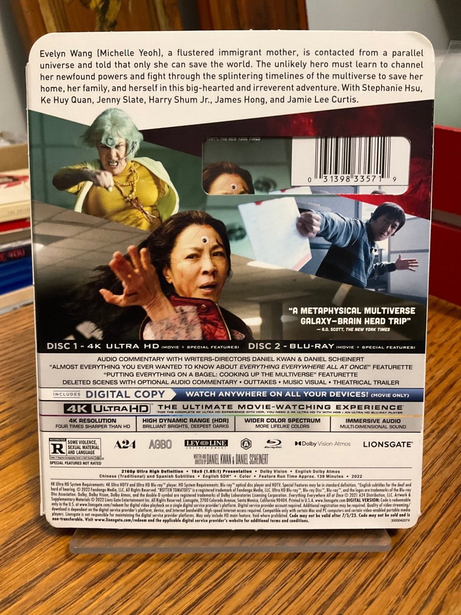 Everything Everywhere All At Once Exclusive Edition 4K UHD W/SLIP USED