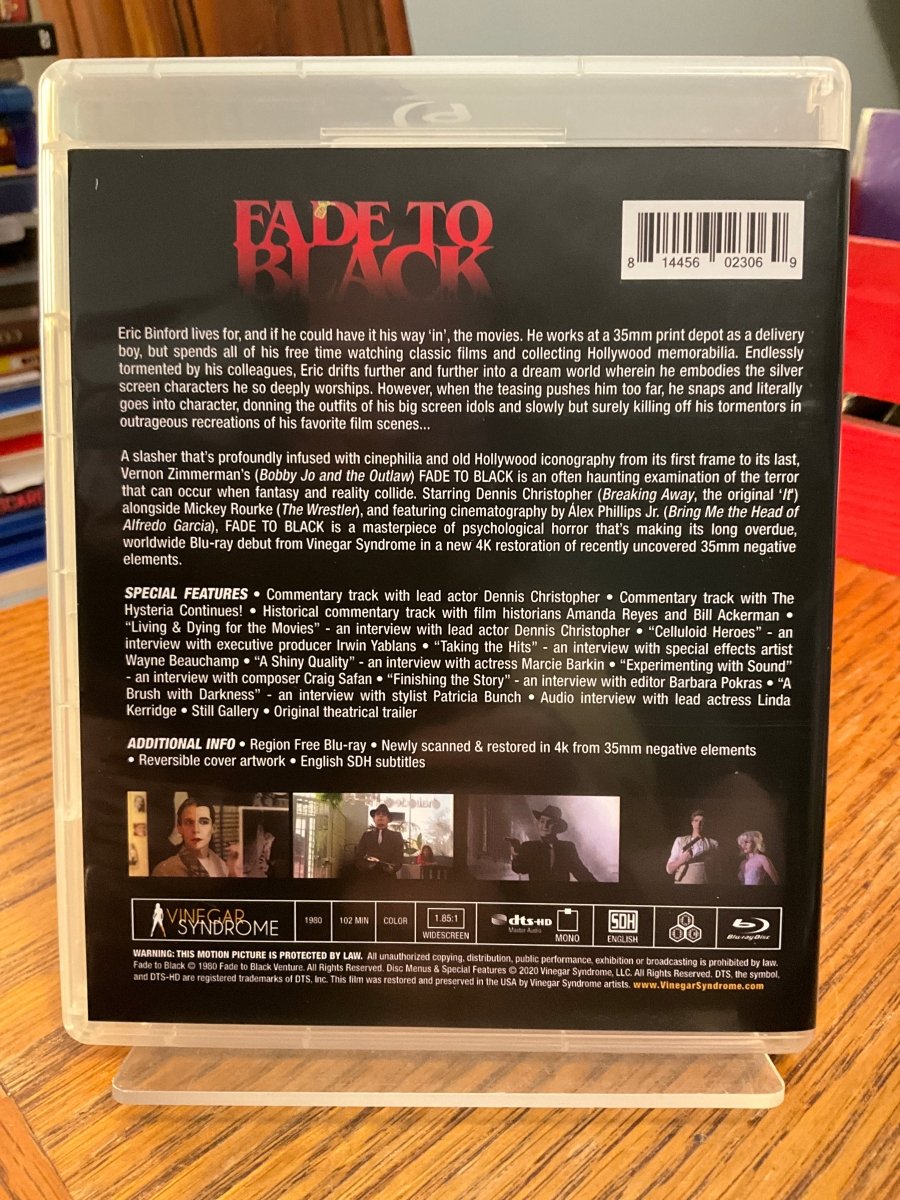 Fade to Black (original 1-sheet poster artwork) w/SLIP USED