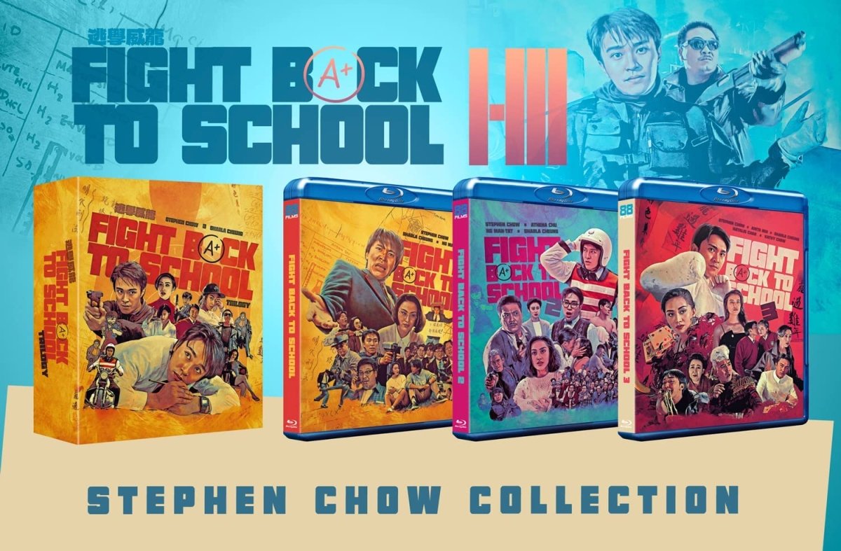 Fight Back To School Trilogy (Deluxe Collector's Edition, Region B) - New Blu - Ray
