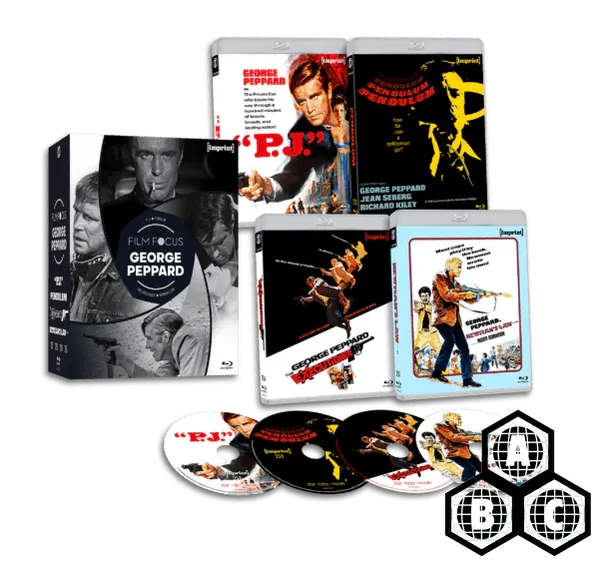 Film Focus: George Peppard (1968 – 1974) (Limited Edition, Region Free) - New Blu - Ray