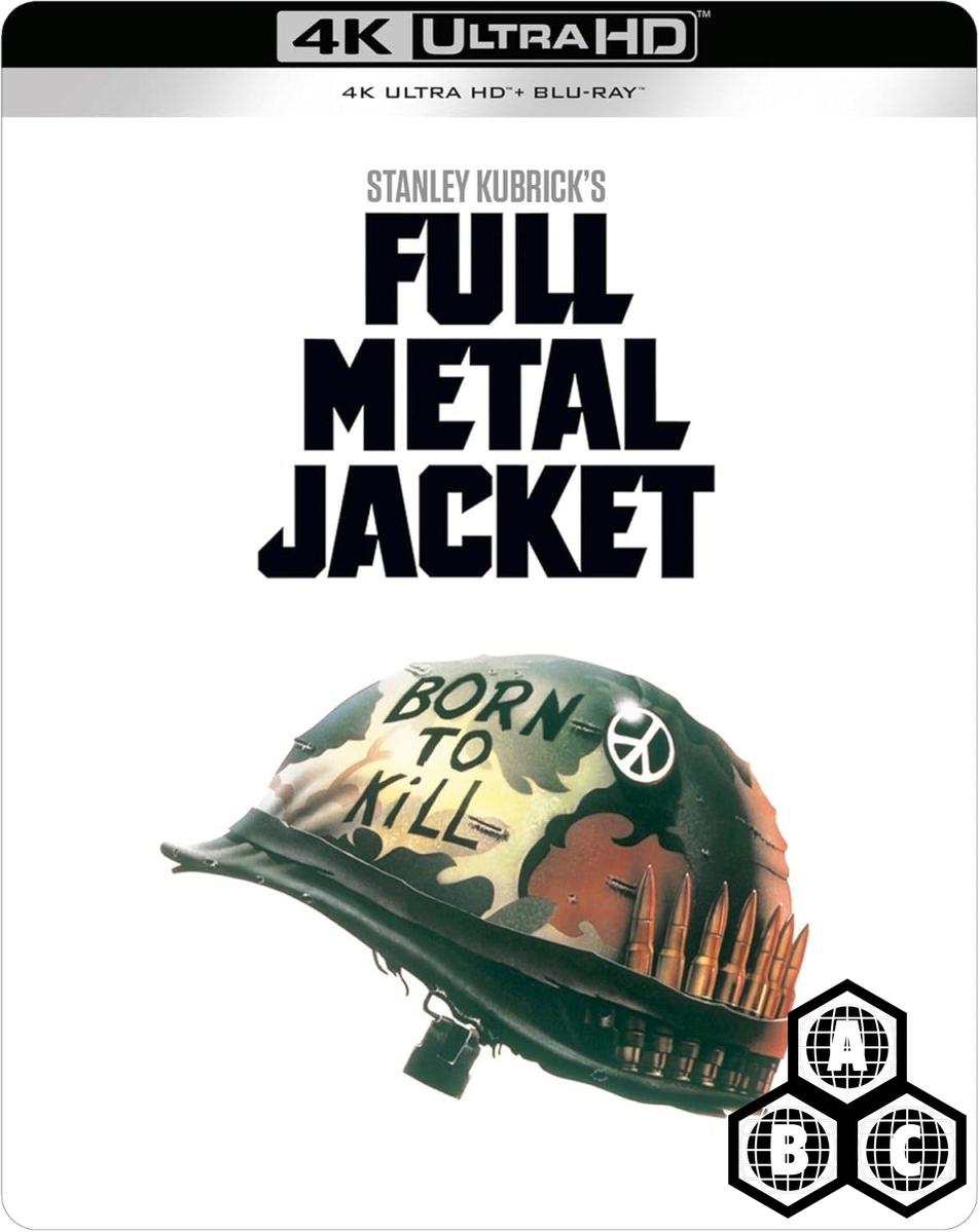 Full Metal Jacket (4K UHD, Limited Edition Steelbook, Region Free) - New 4K UHD