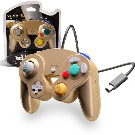 Gamecube / Wii Wired Controller - Gold NEW - Video Games - Nintendo Gamecube