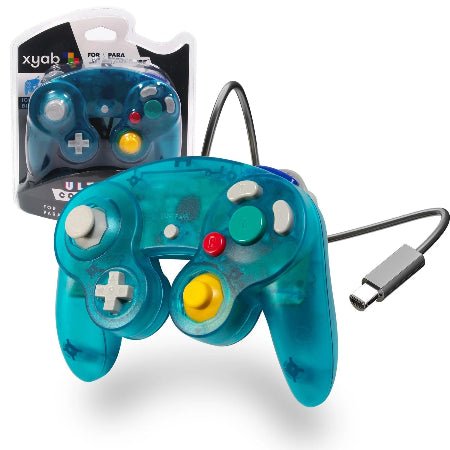 Gamecube / Wii Wired Controller - Ice Blue NEW - Video Games - Nintendo Gamecube