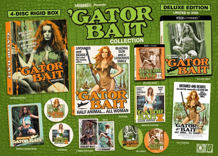 Gator Bait Collection (4K UHD/Blu-Ray, Deluxe Limited Edition) *one per customer