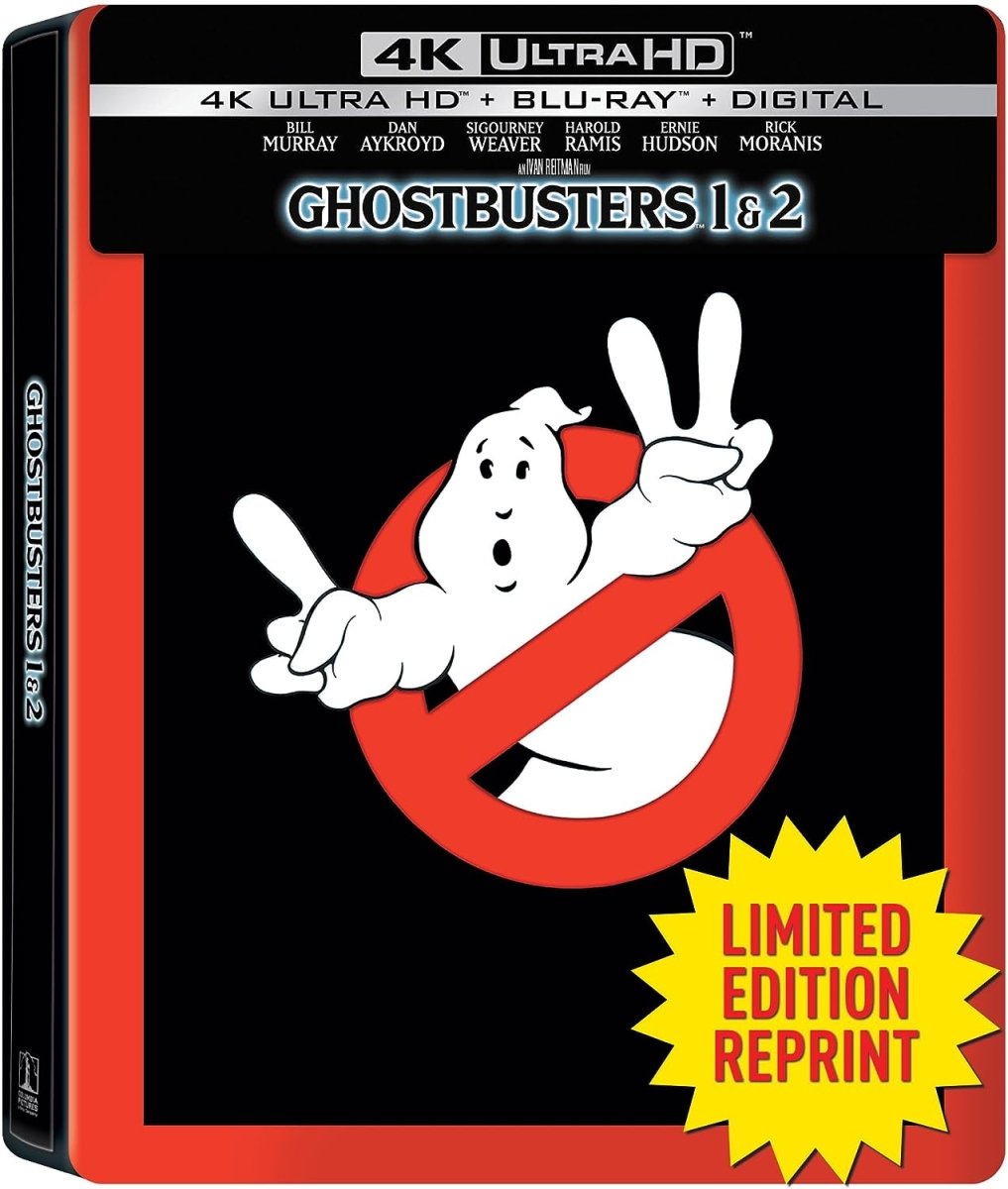 Ghostbusters 1 & 2 (4K UHD, Limited Edition Steelbook) - New 4K UHD