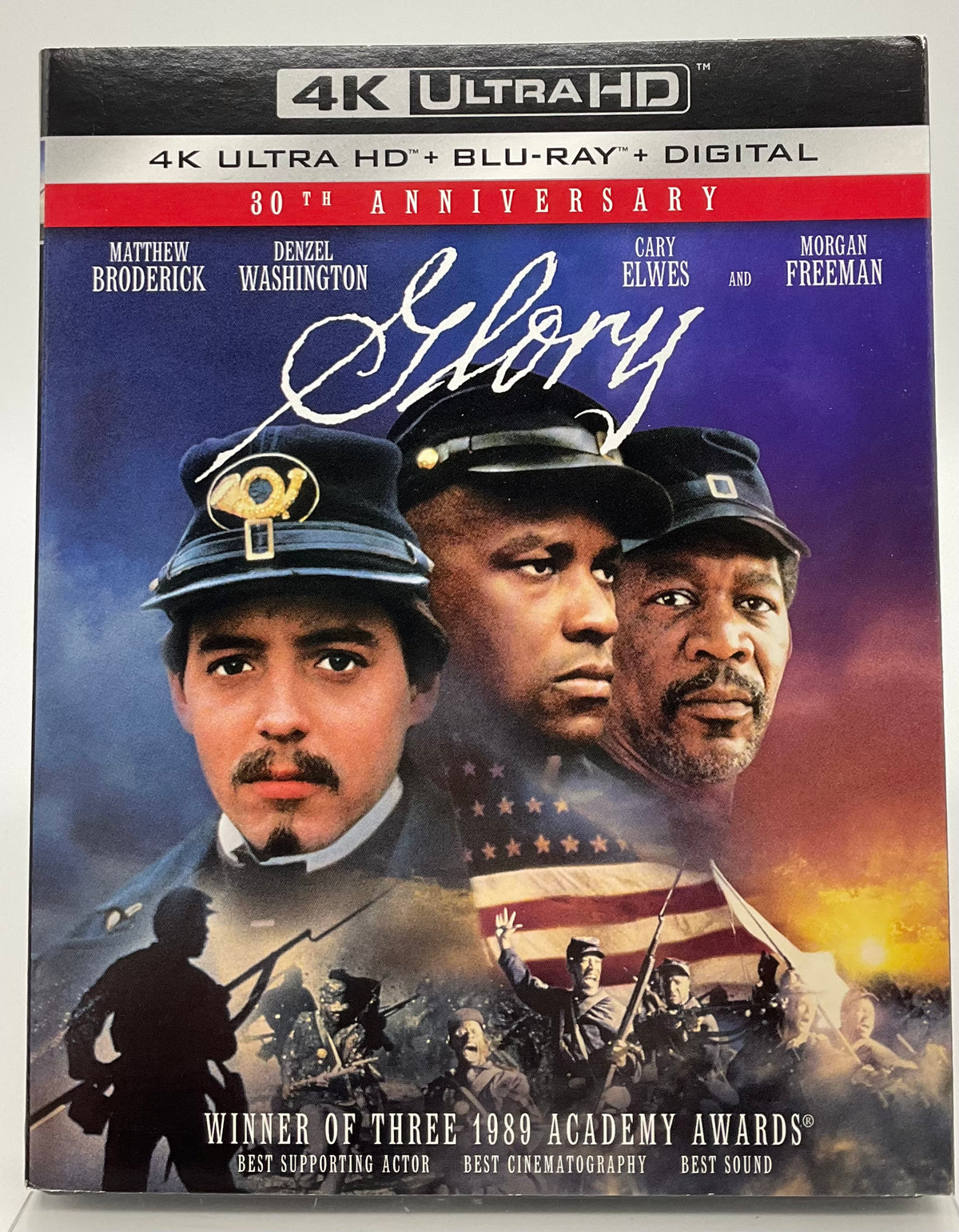 Glory (30th Anniversary 4K UHD+BluRay) w/ SLIP USED