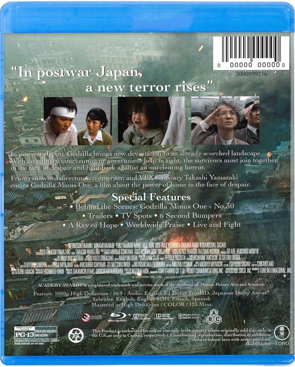 Godzilla Minus One (Blu-Ray)