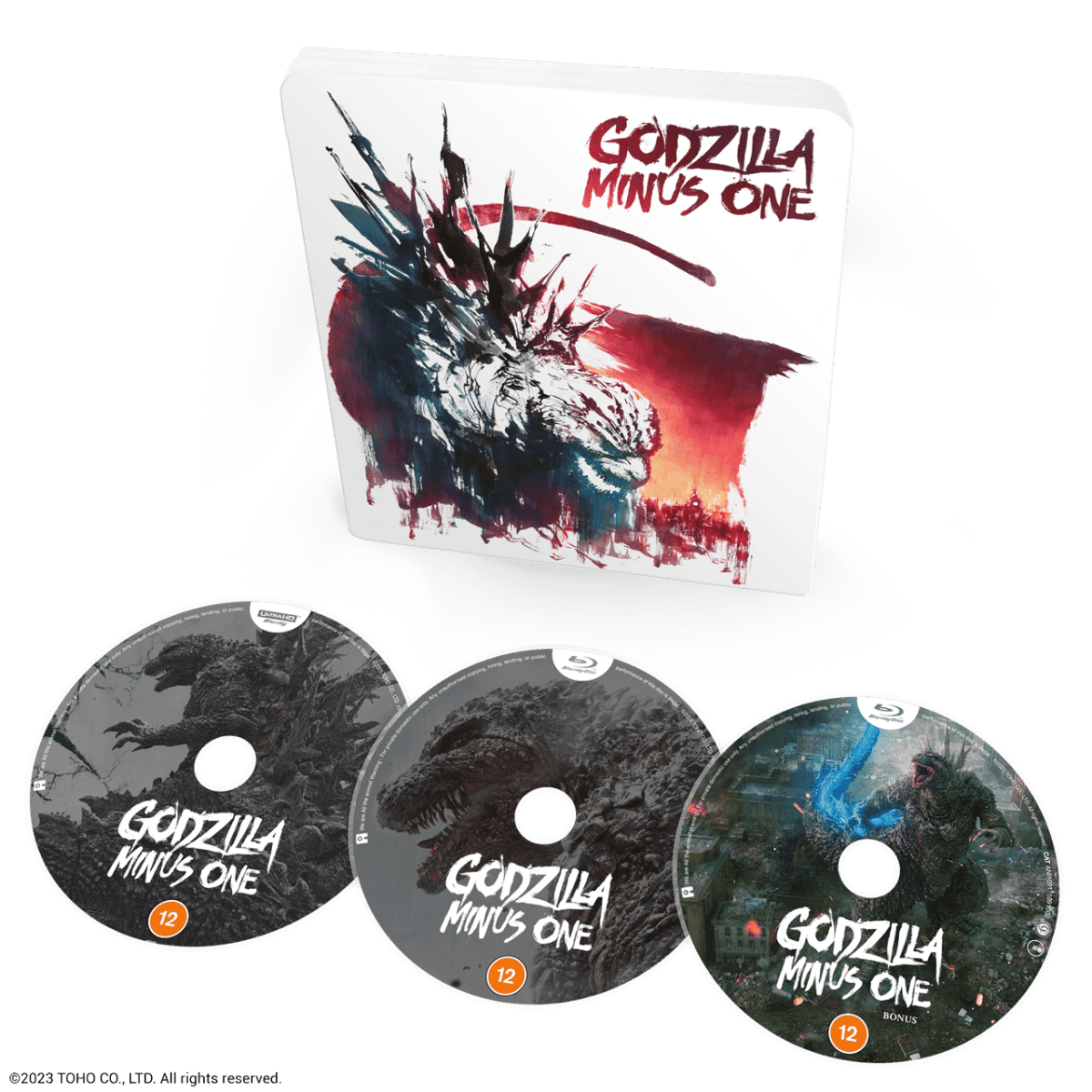 Godzilla Minus One (UK 4K UHD, Limited Edition Steelbook, Region Free/B)