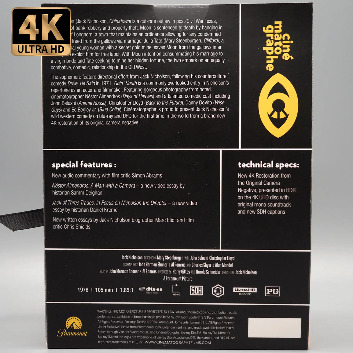 Goin' South (4K UHD, Limited Slipcase Edition)