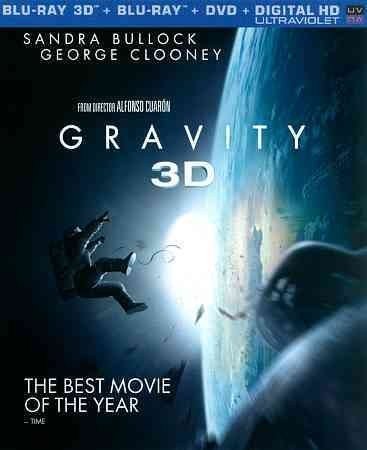 Gravity (3D Blu-Ray) w/LENTINCULAR SLIP USED - Used Blu-Ray