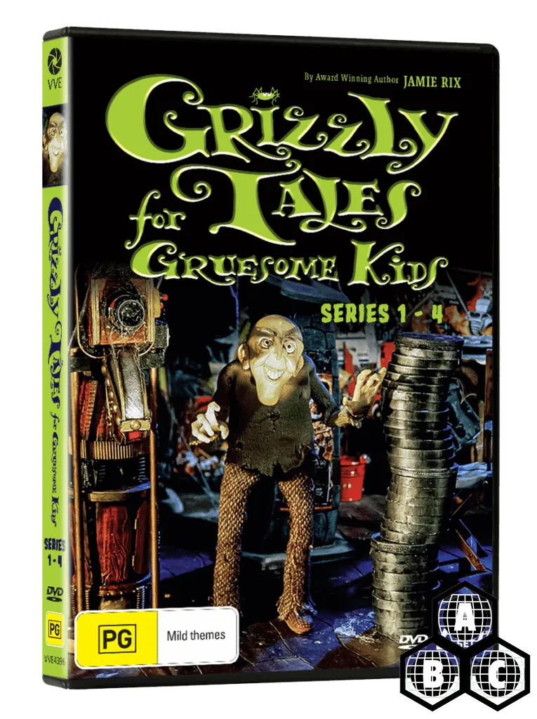 Grizzly Tales for Gruesome Kids: Series 1 - 4 (DVD, Region Free) - New DVD