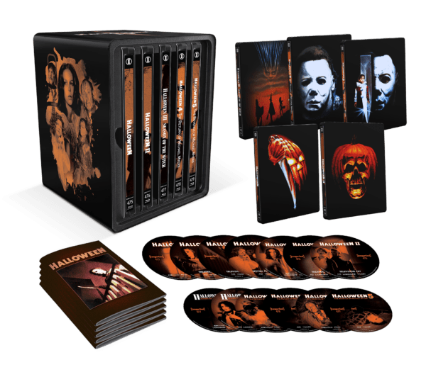 Halloween I – V (4K UHD, Imprint Limited Edition Steelbook Library Collection, Region Free) *see note - New 4K UHD