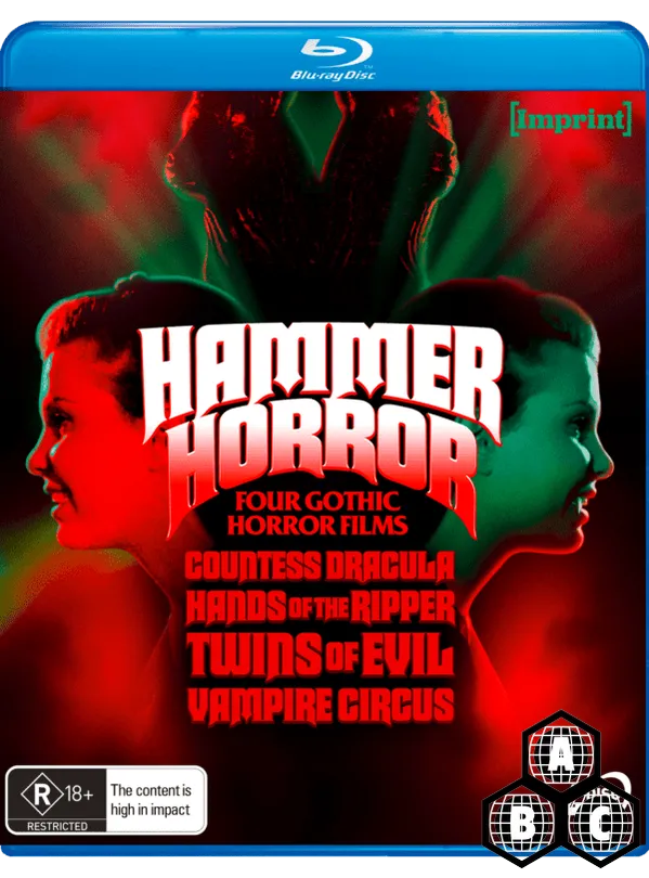 Hammer Horror: Four Gothic Horror Films (1971 - 1972, Standard Edition, Region Free) - New Blu - Ray