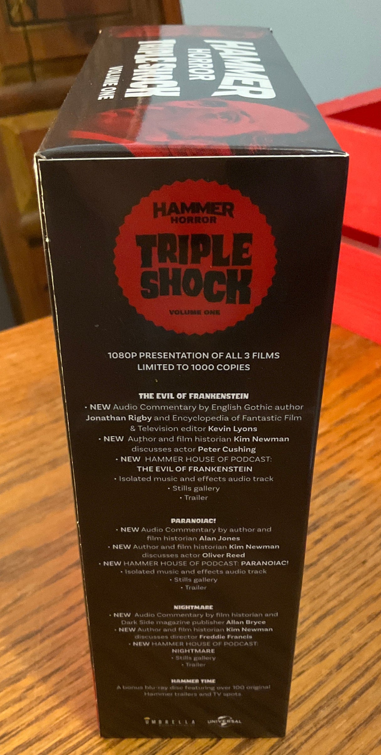 Hammer Horror Triple Shock: Volume 1 (Limited Edition, Region Free) USED