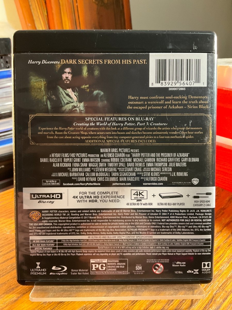 Harry Potter and the Prisoner of Azkaban (4K UHD) USED