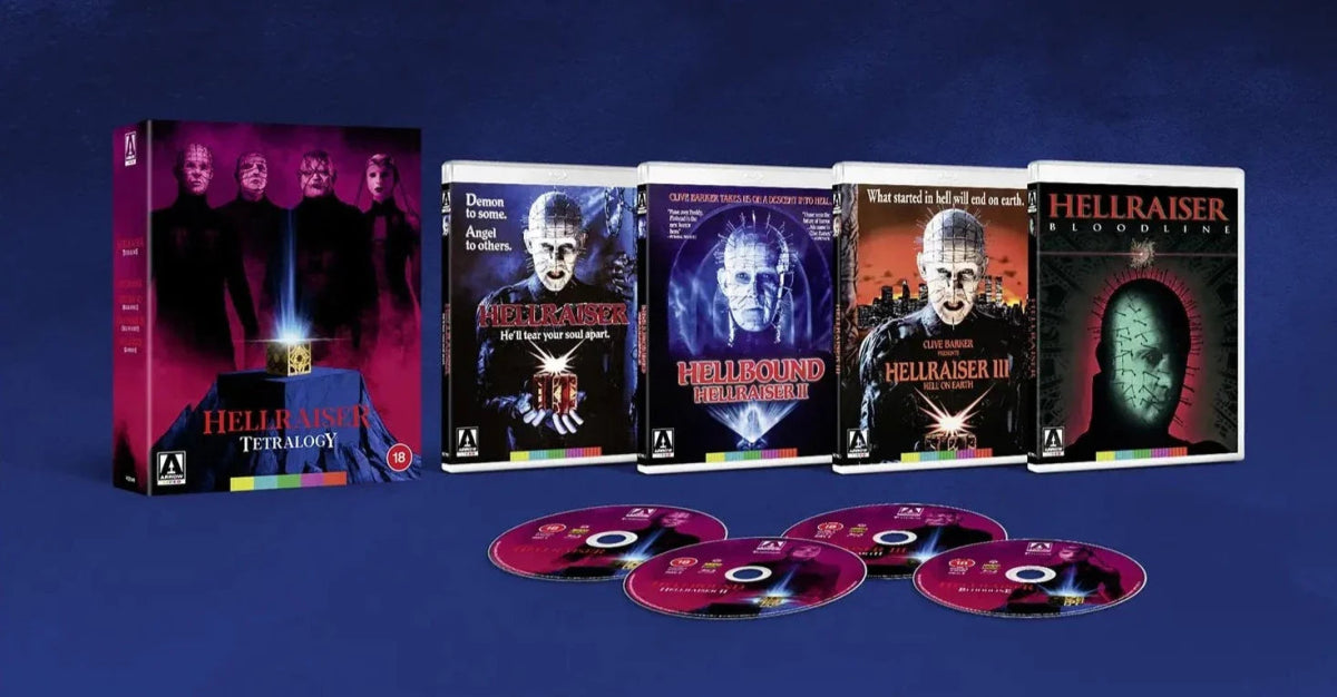 Hellraiser Tetralogy (Blu - Ray, Region B) - New Blu - Ray