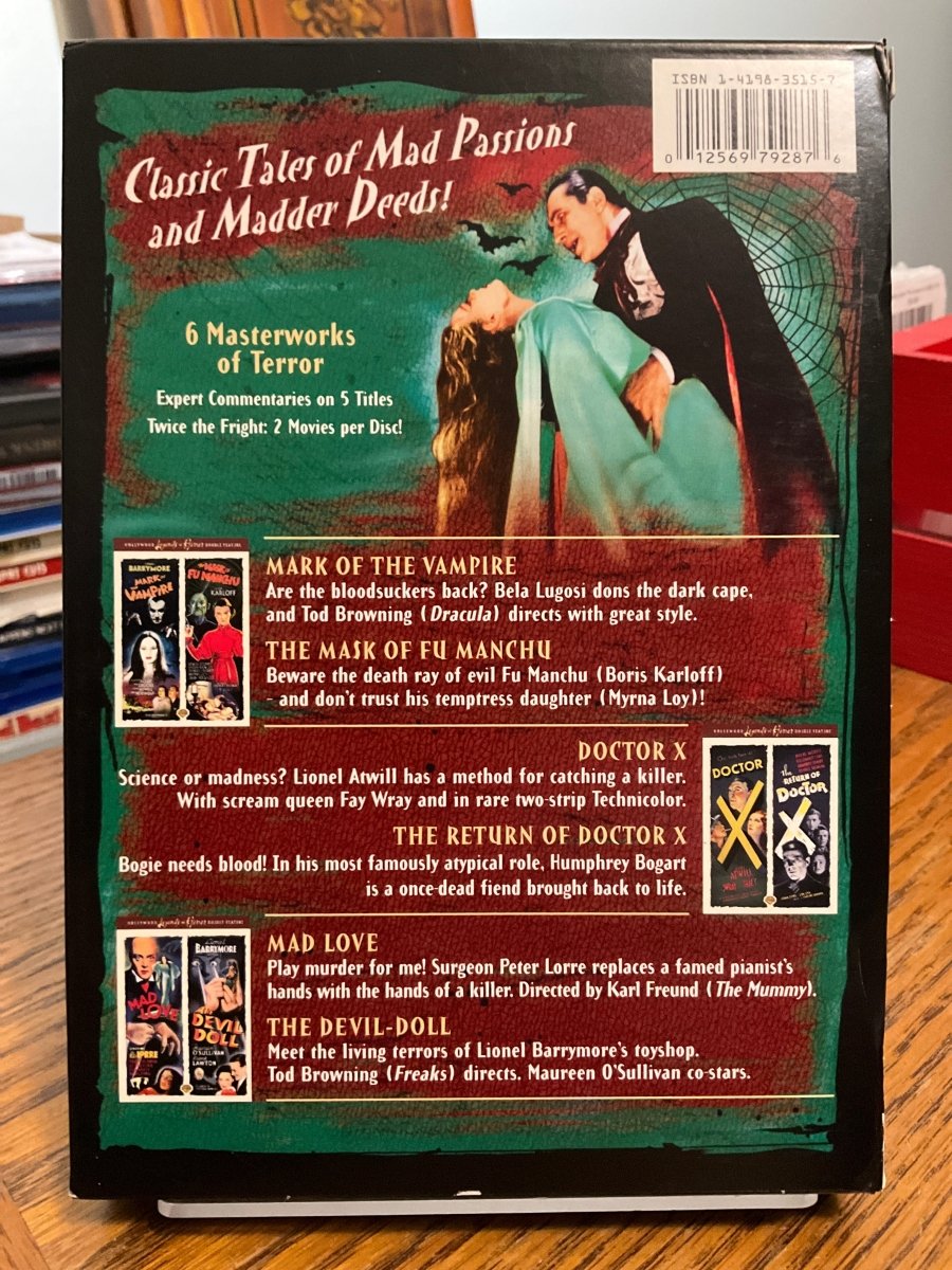 Hollywood's Legends of Horror Collection DVD USED