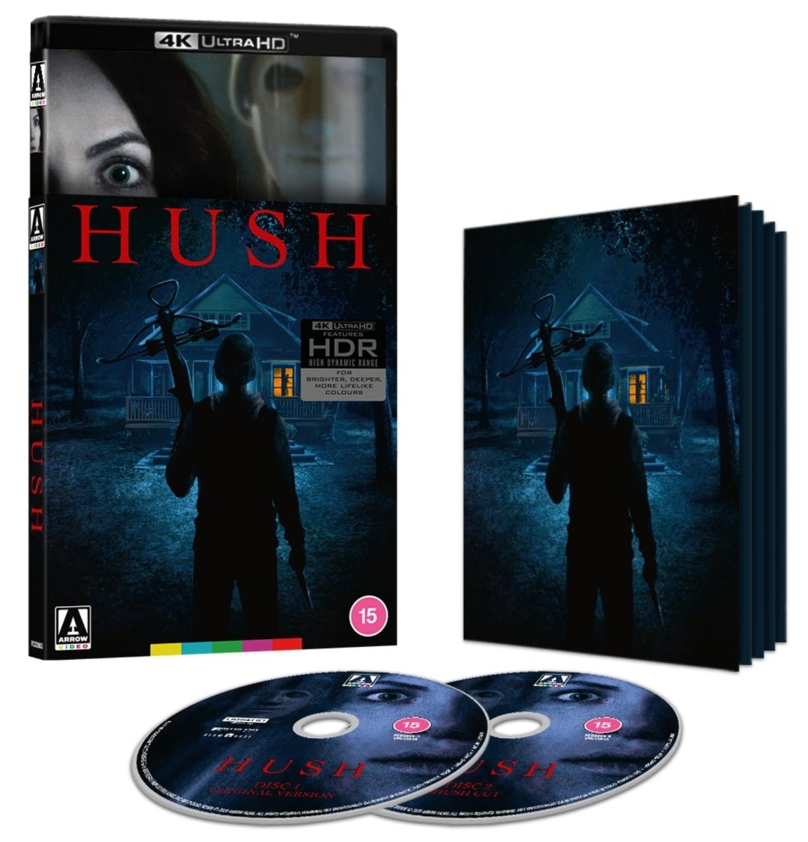 Hush (4K UHD, Arrow Limited Edition, Region Free) w/SLIP
