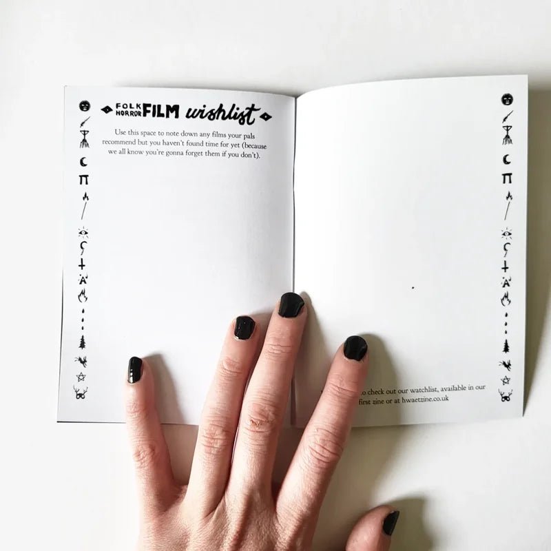 Hwæt Folk Horror Bingo Booklet & Pencil - Books
