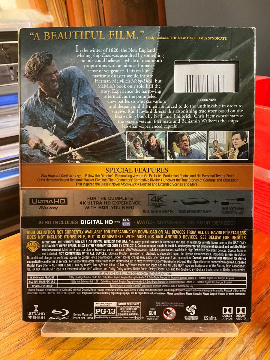 In the Heart of the Sea (4K UHD) w/SLIP USED