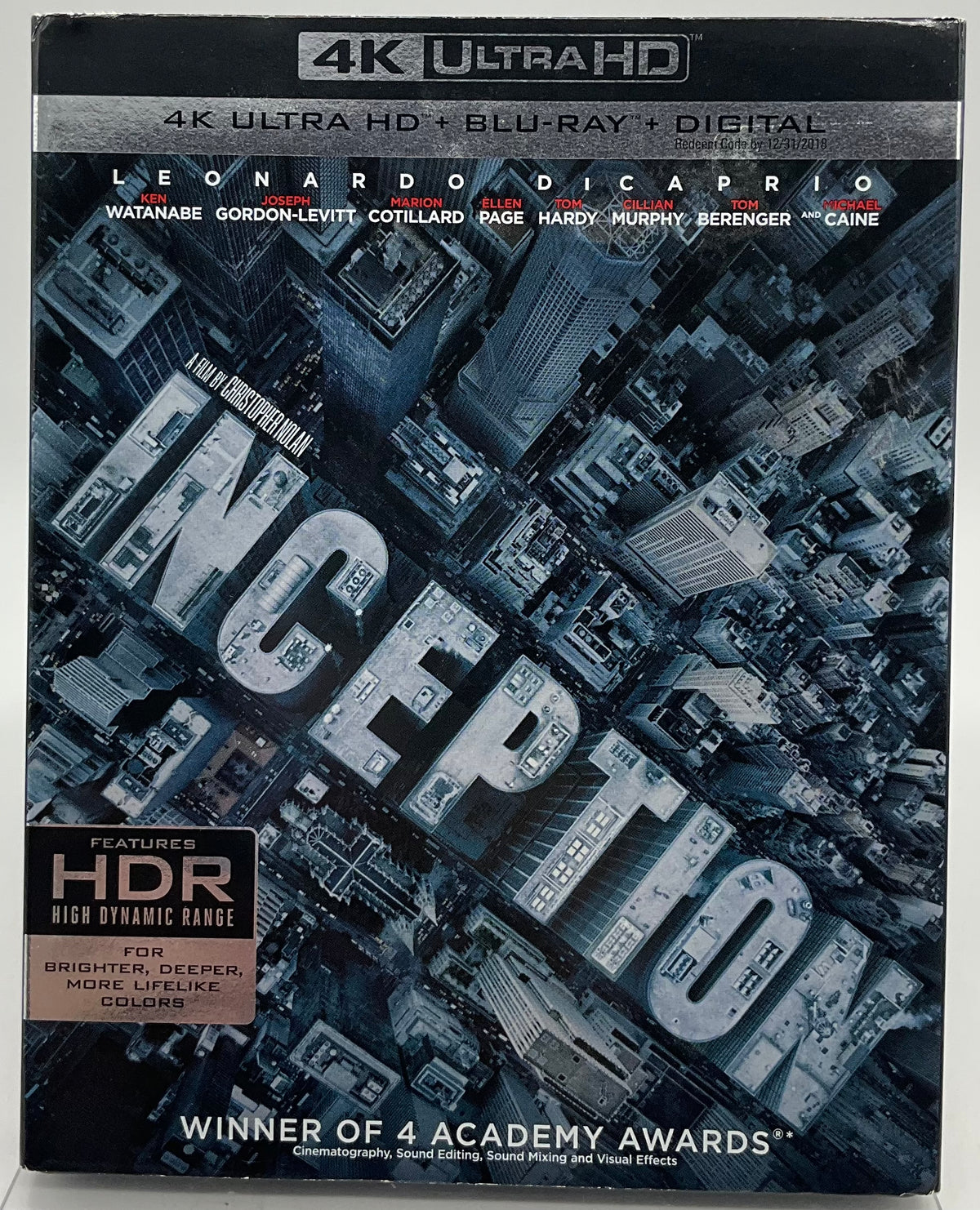 Inception (4K UHD) w/SLIP USED