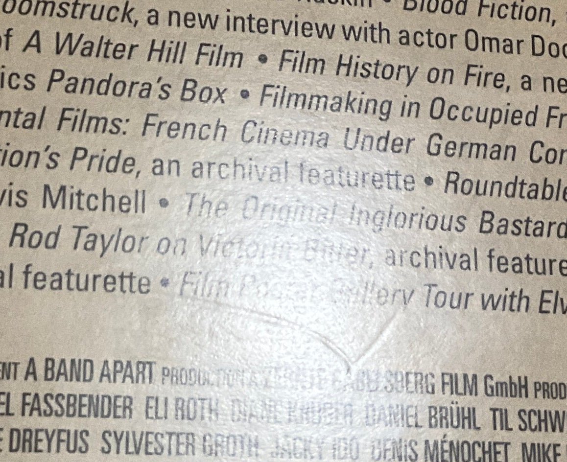Inglourious Basterds (4K UHD, UK Limited Edition, Region Free/B) USED