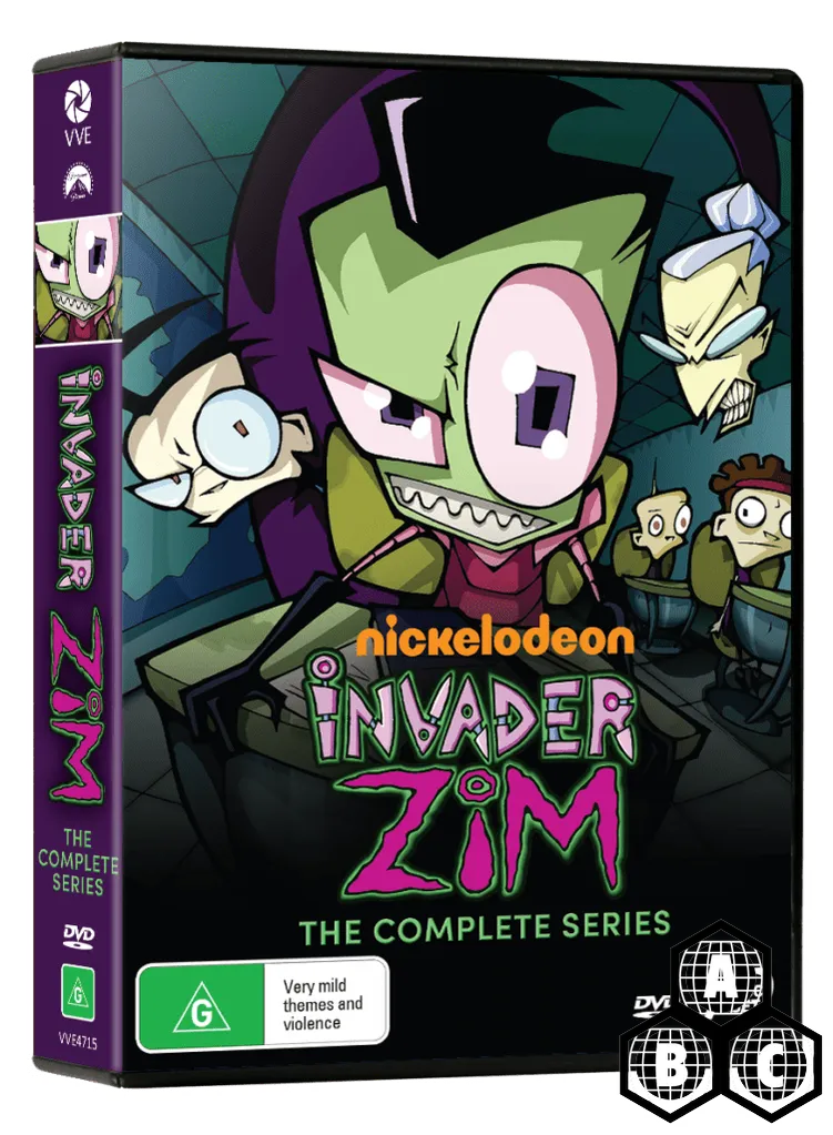 Invader Zim: The Complete Series (DVD, Region Free)