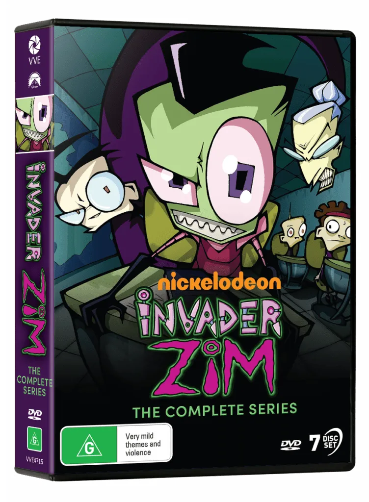 Invader Zim: The Complete Series (DVD, Region Free)