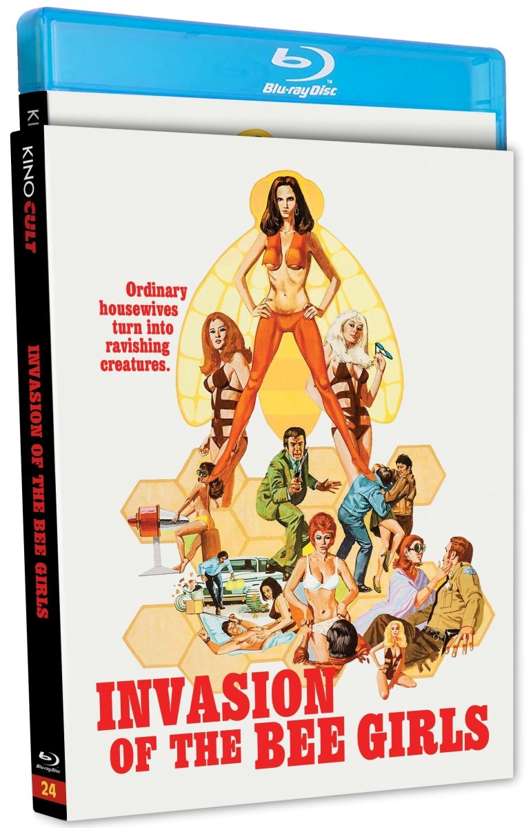 Invasion of the Bee Girls (Kino Cult) w/SLIP - New Blu - Ray