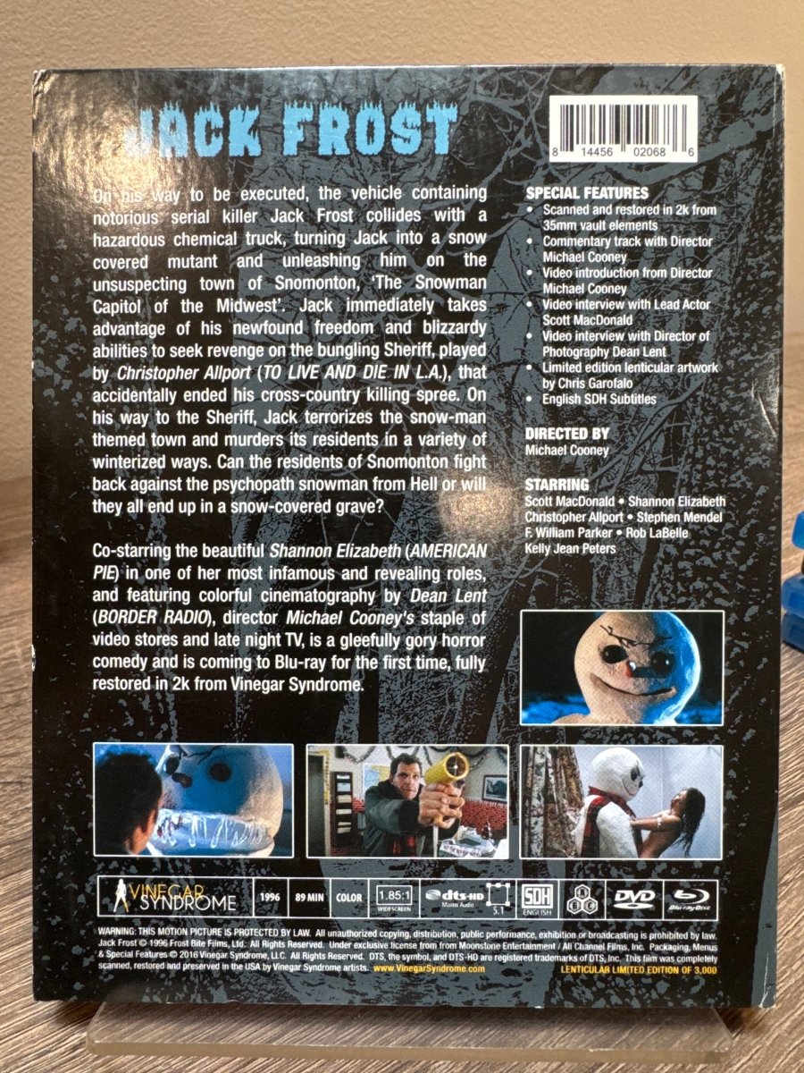 Jack Frost w/Lenticular SLIP USED - Used Blu-Ray