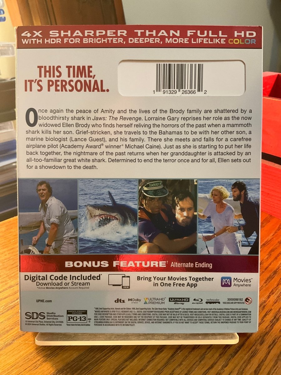 Jaws: The Revenge (4K UHD) w/SLIP USED - Used 4K UHD