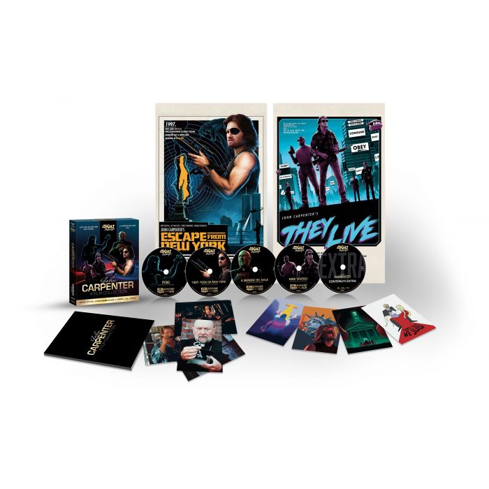 John Carpenter: 4Kult Prestige 4 Film Collection (4K UHD/Blu-Ray, Limited Edition, Region Free/B)