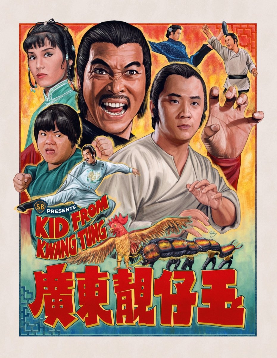 Kid From Kwang Tung w/SLIP + Art Cards - New Blu - Ray