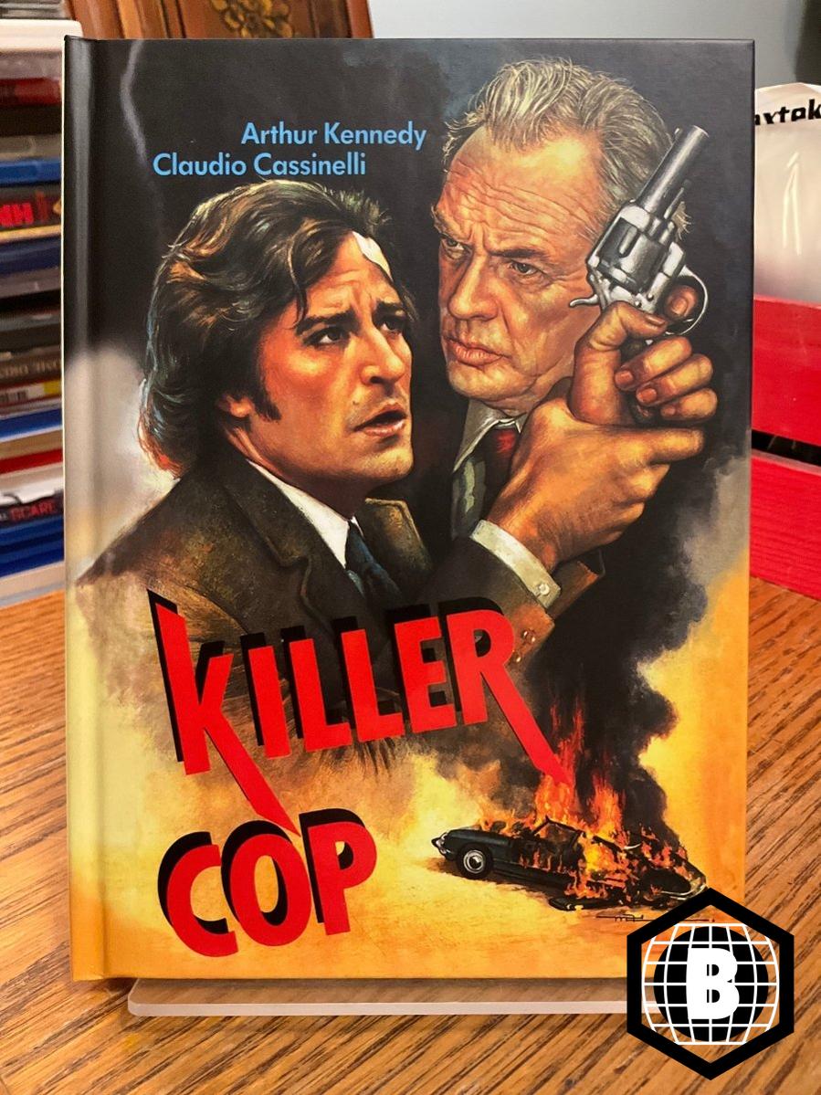 Killer Cop (REGION B,GERMAN IMPORT) MEDIABOOK w/POSTER USED - Used Blu - Ray
