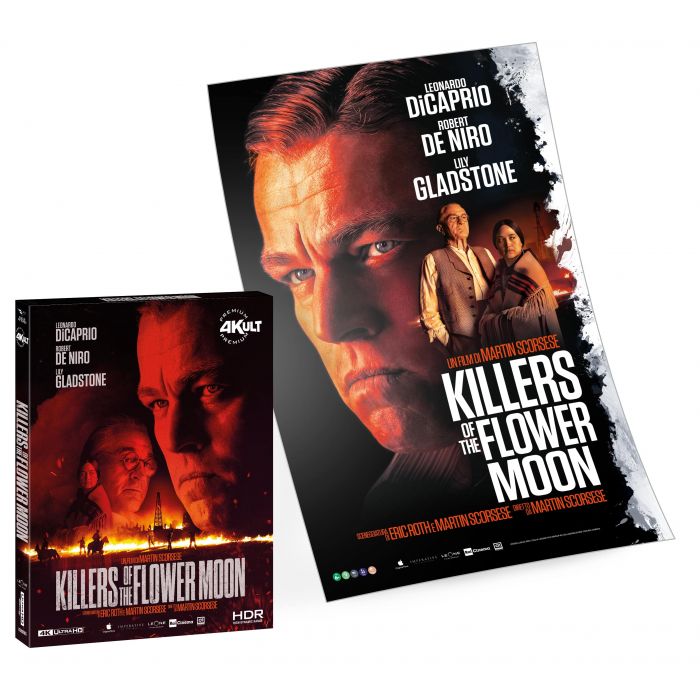 Killers of the Flower Moon (4K UHD/Blu-Ray, Premium Limited Edition, Region Free/B) w/ Rigid Slip