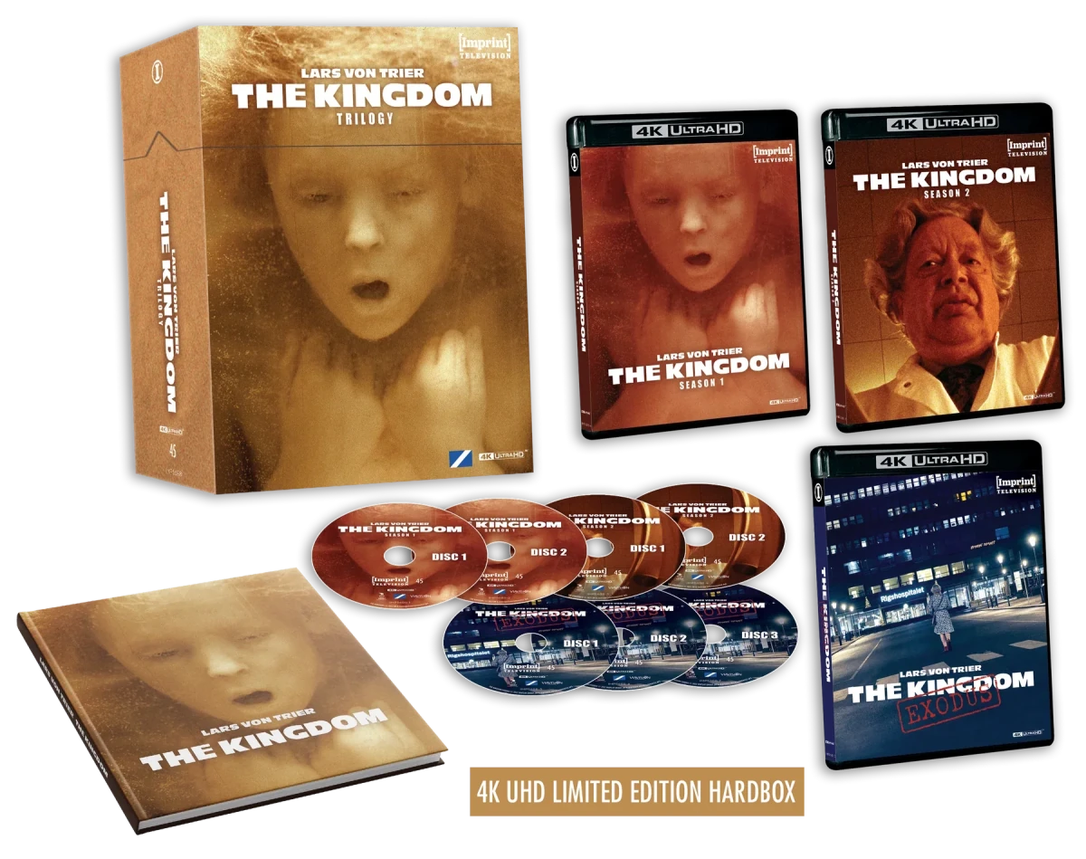 Lars von Trier's The Kingdom Trilogy (4K UHD, Imprint Limited Hardbox Edition, Region Free)