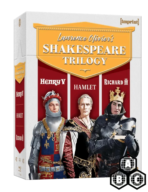 Laurence Olivier’s Shakespeare Trilogy (Limited Edition, Region Free) - New Blu - Ray