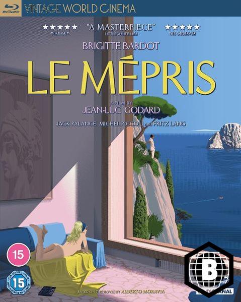 Le Mépris aka Contempt (Blu-Ray, Region B) w/SLIP
