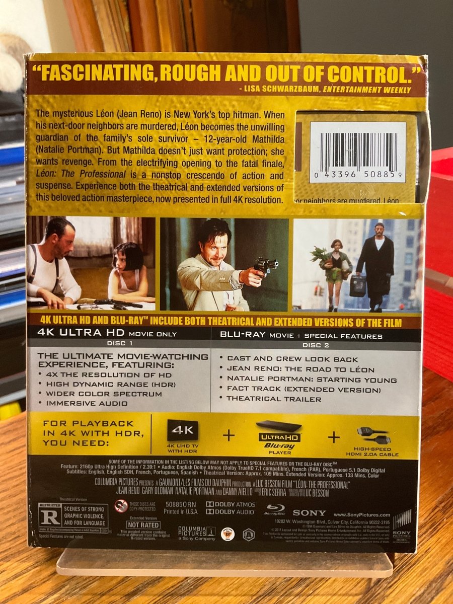 Leon The Professional 4K UHD w/SLIP USED - Used 4K UHD