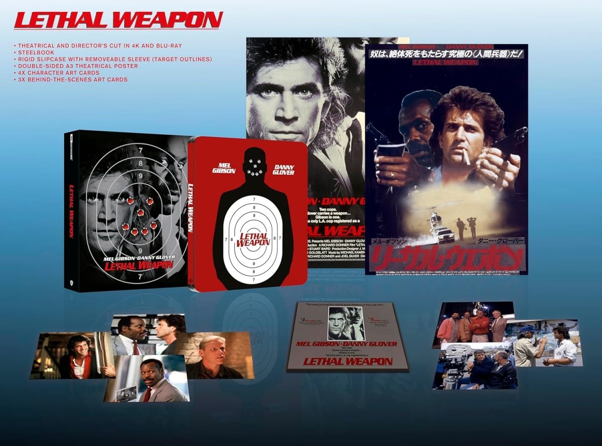 Lethal Weapon (4K UHD, Ultimate Collector's Edition Steelbook, Region Free) - New 4K UHD