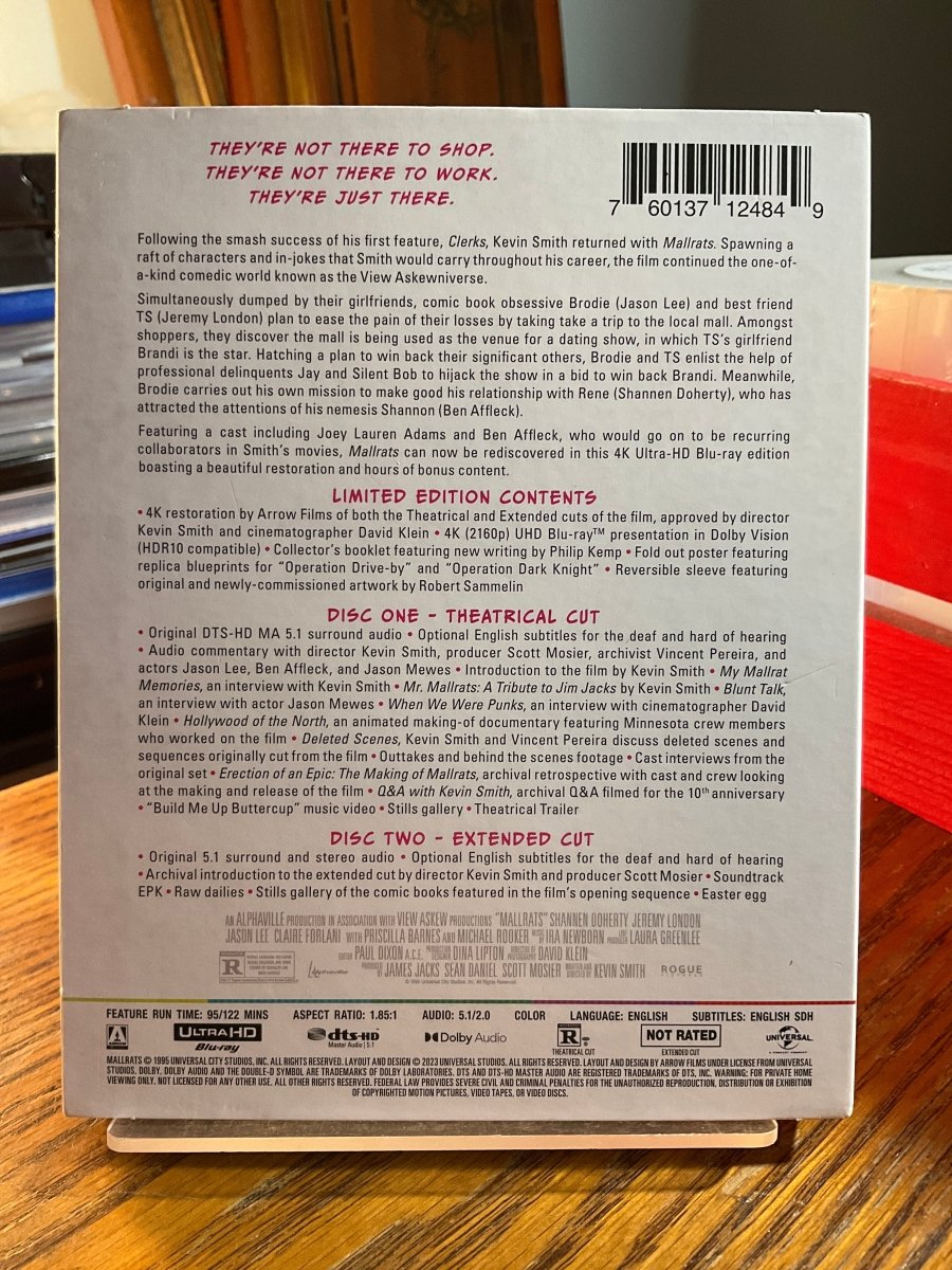Mallrats (4K UHD, Limited Edition) w/SLIP USED