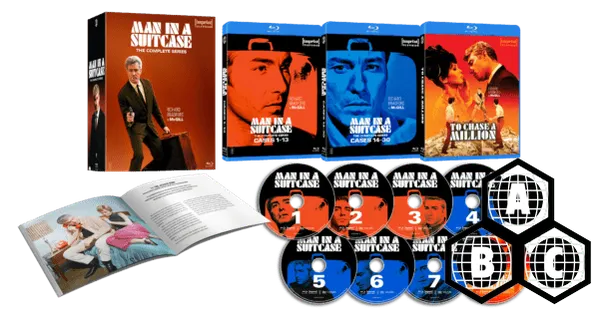 Man in a Suitcase – The Complete Series (Limited Edition, Region Free) - New Blu - Ray