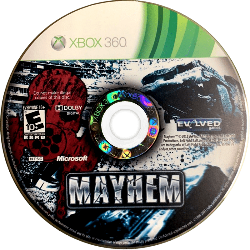 Mayhem XBOX 360 LOOSE - Video Games - XBOX 360
