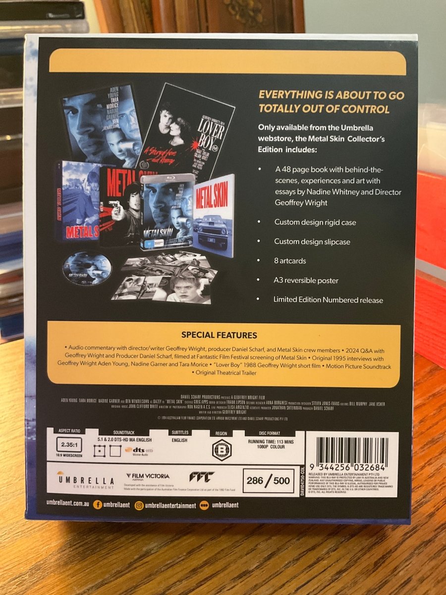 Metal Skin (1994) (REGION B) Collector's Edition USED